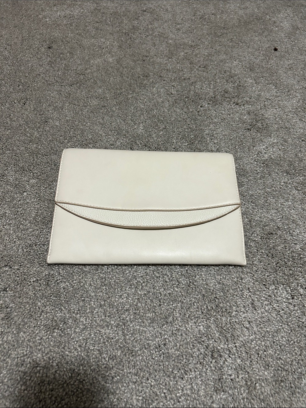 a new day Cream Envelope Clutch